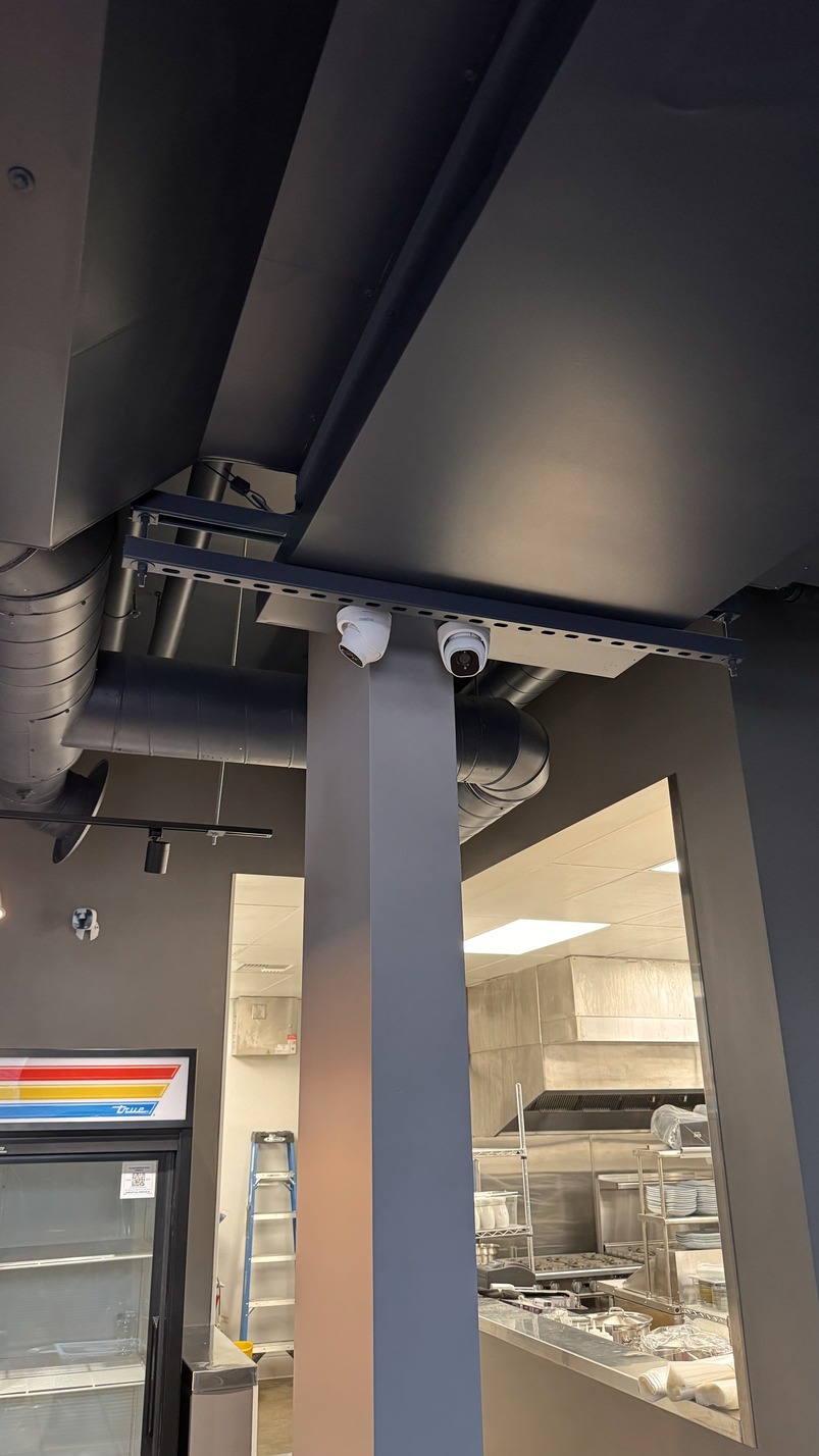 Restaurant patio camera