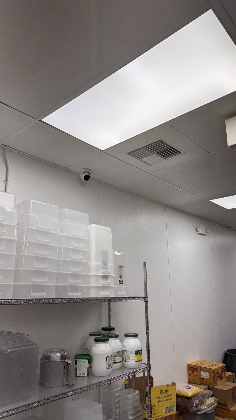 Restaurant kitchen camera