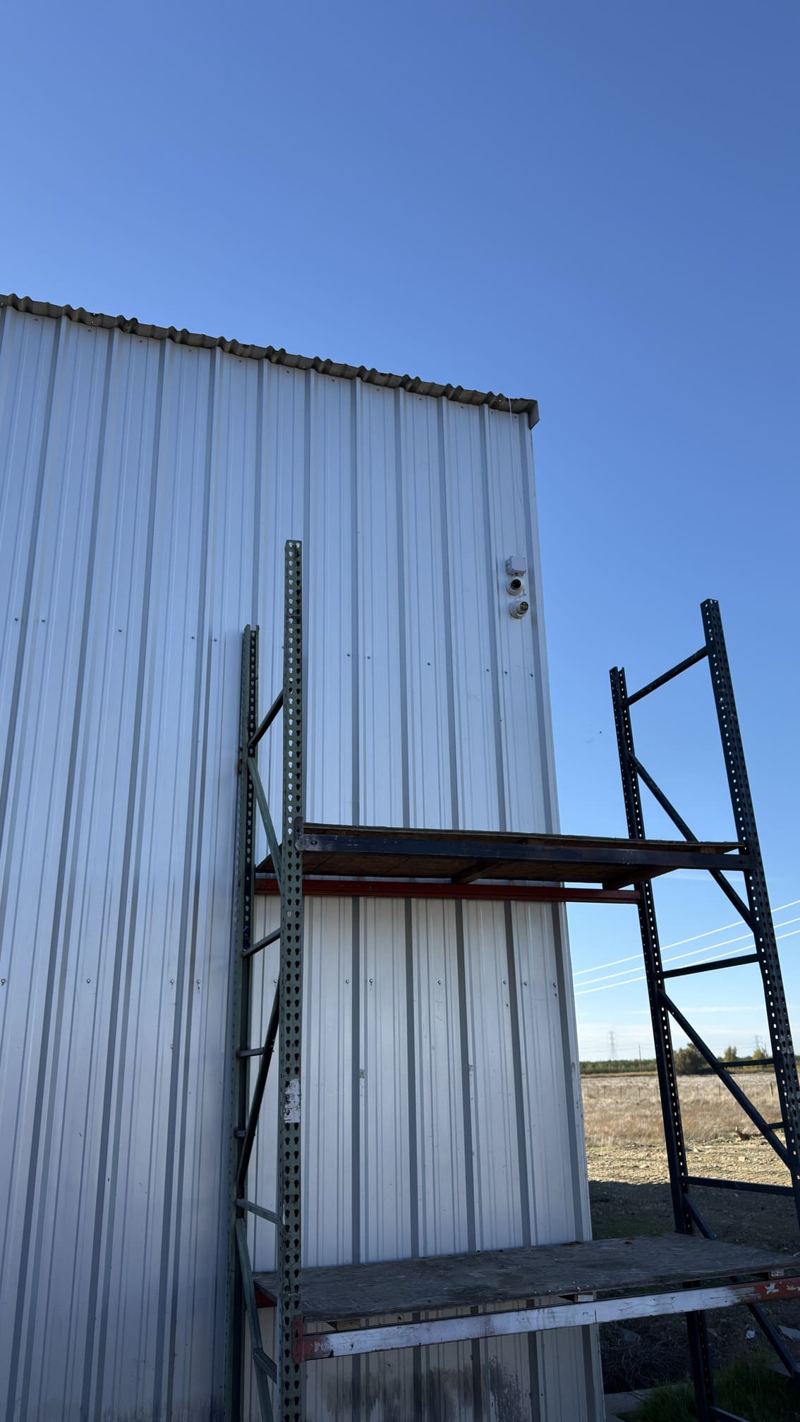 Warehouse aisle camera