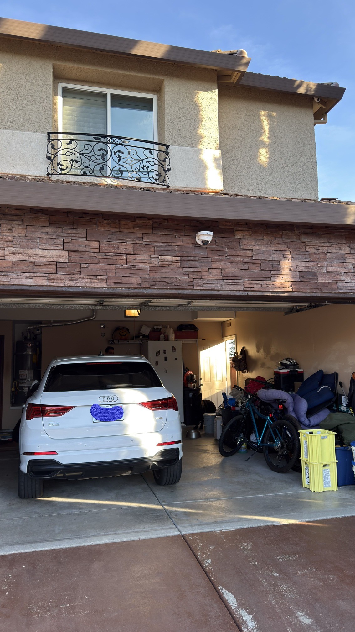 Driveway security camera installation in Roseville