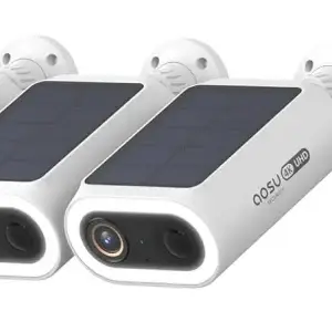 AOSU Solar Security Cameras 4K